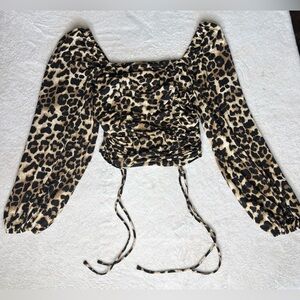 Leopard Print Women's Top